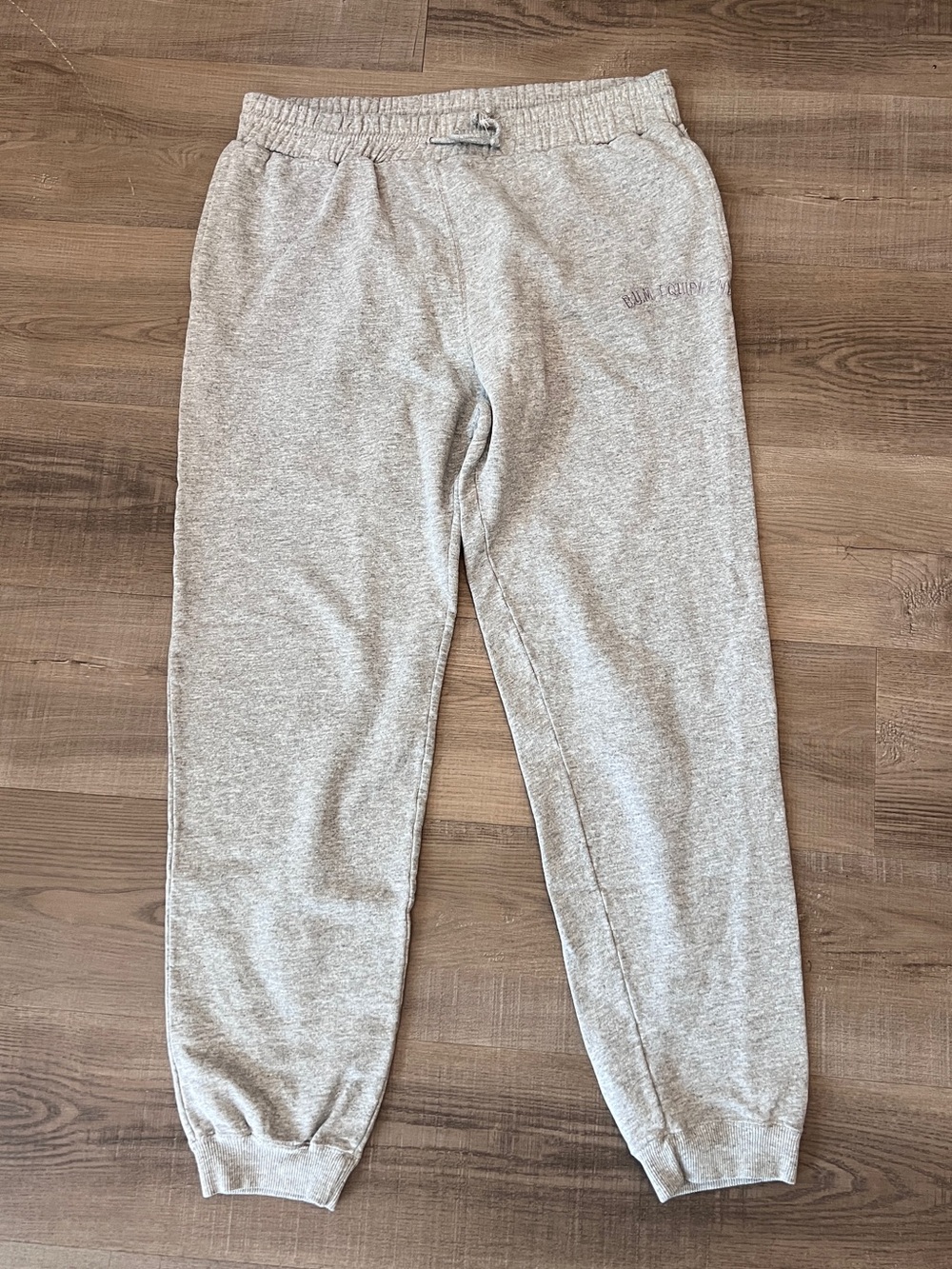 Vintage 90s B.U.M. Equipment Gray Drawstring Sweatpants